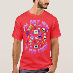 Camiseta Eu Só Estou Aqui Para O Dia de as Bruxas engraçado