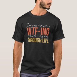 Camiseta Eu só estou no meu caminho através de ditas de vid