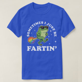 Camiseta Eu Só Estou Sendo um Sapo Engraçado de Arco-Íris q