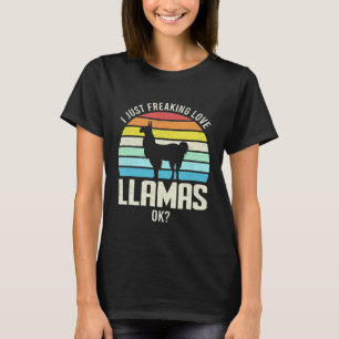 Camiseta Eu Só Estraguei Lhams Ok Vintage Llama