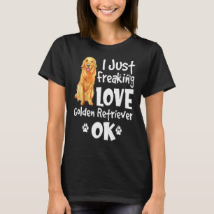 Camiseta Eu Só Estraguei Ouro De Amor Cachorro De Retriever