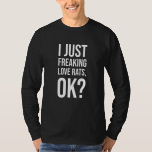 Camiseta Eu Só Estraguei Ratos De Amor Ok - Rosto De Rato