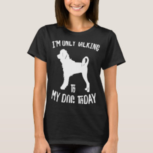 Camiseta Eu só falo com o meu cão-d-água português Lion C
