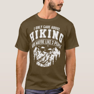 Camiseta Eu Só falo de caminhar sobre Hiker do trevo da mon