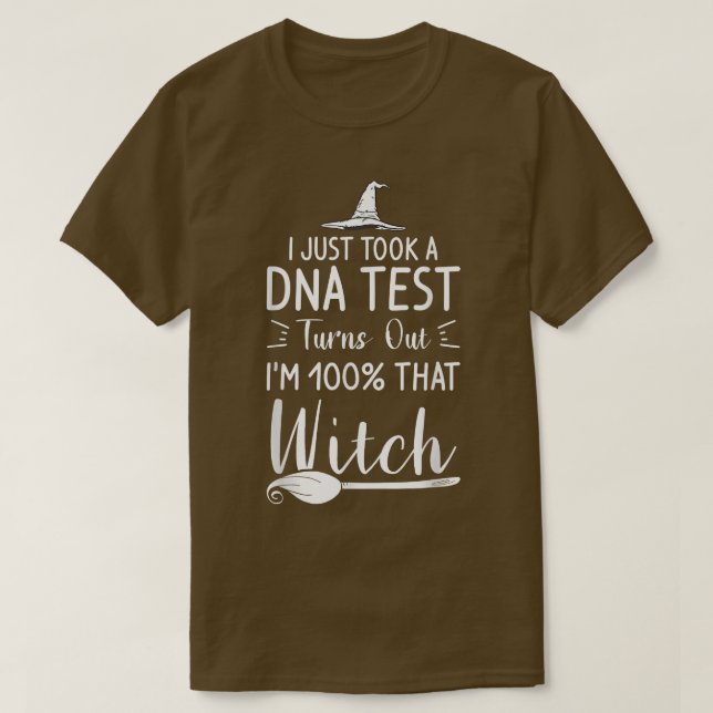 Camiseta Eu só fiz um teste de DNA... Acontece que tenho 10 (Frente do Design)