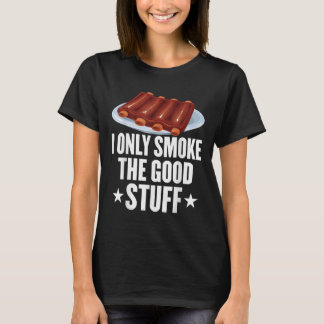 Camiseta Eu Só Fumo As Boas Coisas Churrasco Barbeque Griel