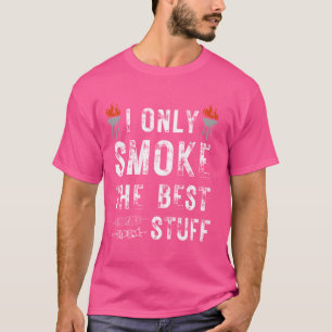 Camiseta Eu só fumo as melhores coisas, Barbecue Meat Grill