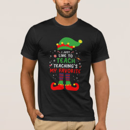 Camiseta Eu só gosto de ensinar o ensino é o meu favorito