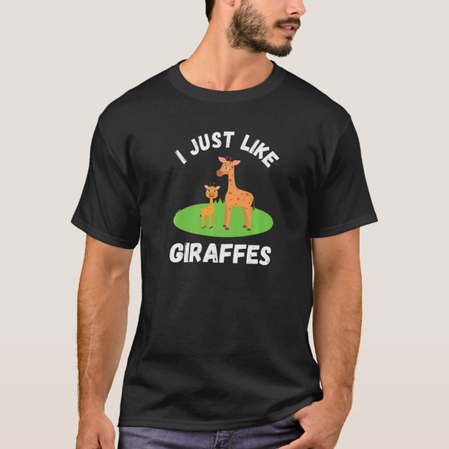 Camiseta Eu Só Gosto De Girafas Bonitas (Frente)