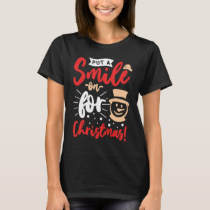 Camiseta Eu só gosto de sorrir é o meu Natal favorito