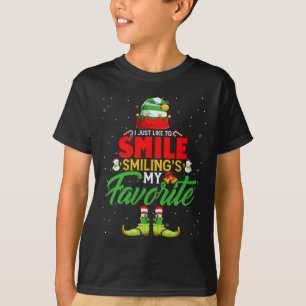 Camiseta Eu Só Gosto De Sorrir, Sorriso, Minha Christma Fav