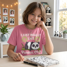 Eu Só Gosto Muito de Pandas OK Animal Engraçado Fo