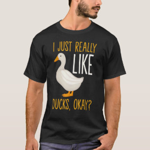 Camiseta Eu Só Gosto Muito De Patos Ok Eu Só Gosto De Patos