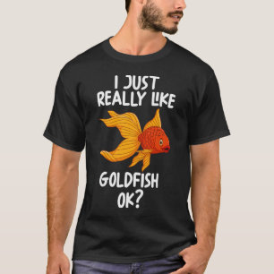 Camiseta Eu Só Gosto Muito de Peixes Dourados Ok?