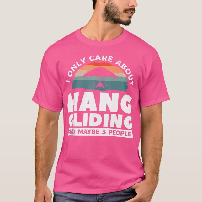 Camiseta Eu Só Me Importo Com Asa Delta E Talvez 3 Pessoas  (Frente)