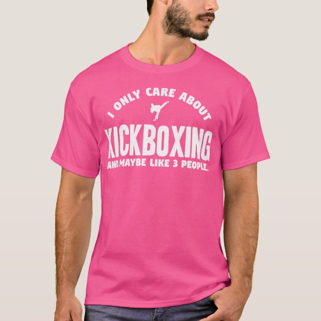 Camiseta Eu Só Me Preocupo Com O Kickboxing (Frente)