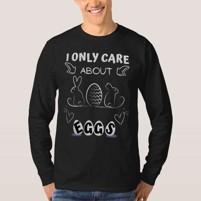 Camiseta Eu Só Me Preocupo Com Ovos (Frente)