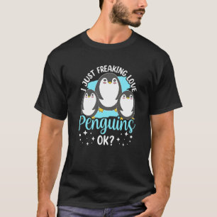Camiseta Eu Só Pinguins De Amor Ok Pinguim Animal Cu