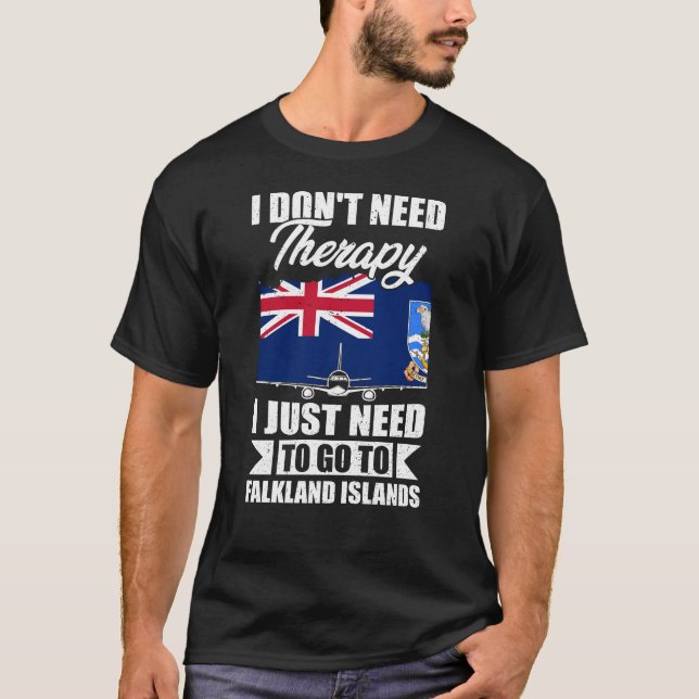 Camiseta Eu só preciso ir para as Ilhas Malvinas (Frente)