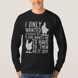 Camiseta Eu Só Queria 10 Galinhas Fazendeiro de Galinhas 1