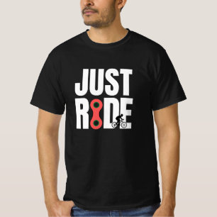 Camiseta Eu só quero andar de bicicleta com camisetas, and