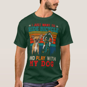 Camiseta Eu Só Quero Andar De Bicicleta E Brincar Com O Cac