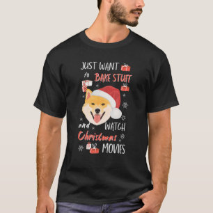 Camiseta Eu Só Quero Assar Coisas E Ver O Movi De Natal