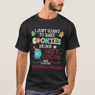 Camiseta Eu só quero Assar cozinheiros bebem chocolate quen