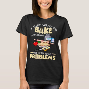 Camiseta Eu Só Quero Assar e Ignorar Todas as Minhas Pro