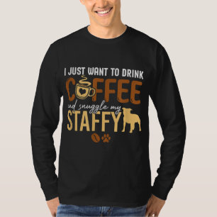 Camiseta Eu só quero beber café e mastigar meu pessoal