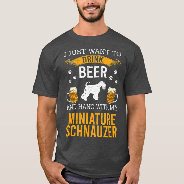 Camiseta Eu Só Quero Beber Cerveja Com A Minha (Frente)