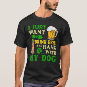 Camiseta Eu Só Quero Beber Cerveja E Aguentar Com Meu Aust