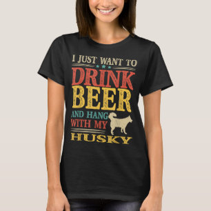 Camiseta Eu Só Quero Beber Cerveja E Aguentar Com Meu Rouco