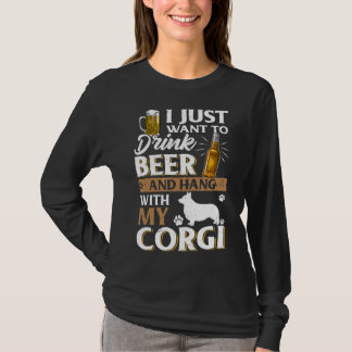 Camiseta Eu Só Quero Beber Cerveja E Comer Minha Cerveja De