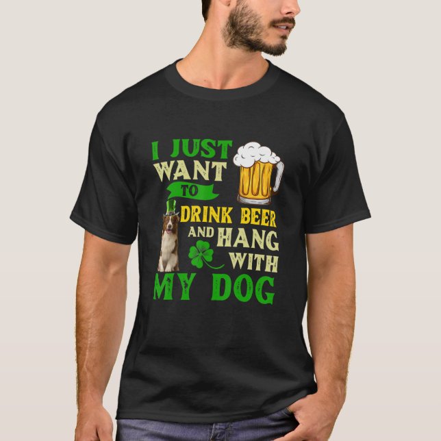 Camiseta Eu Só Quero Beber Cerveja E Ficar Com A Minha Fron (Frente)