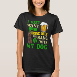 Camiseta Eu Só Quero Beber Cerveja E Prender Minha Água Irl