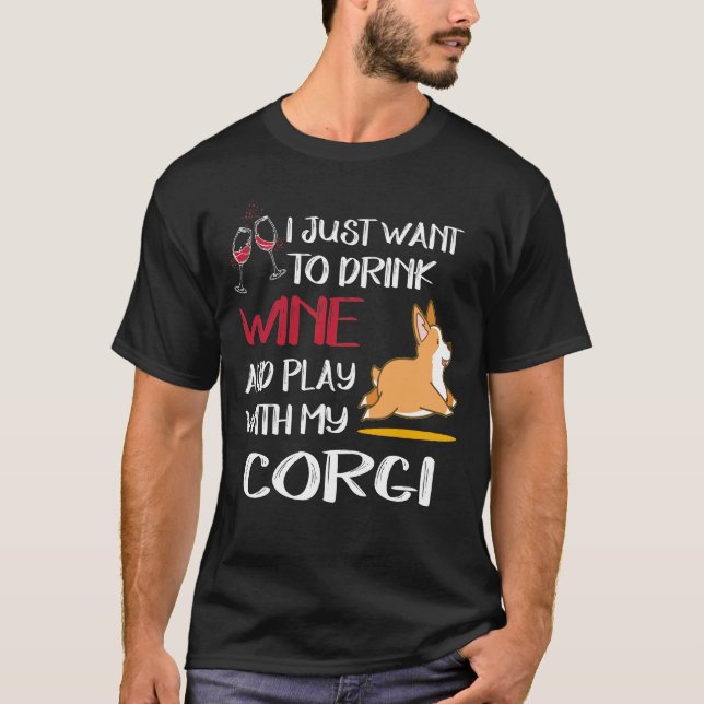 Camiseta Eu Só Quero Beber Vinho (71) (Frente)