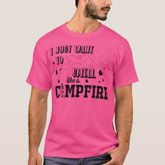 Camiseta Eu Só Quero Cheirar Como Uma Fumaça De Corações De