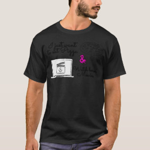 Camiseta Eu Só Quero Comer Pizza E Ver Filmes Horrores