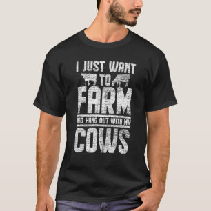Camiseta Eu Só Quero Cultivar E Passar O Tempo Com Minha Va