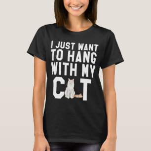 Camiseta Eu Só Quero Ficar Com Meu Van Cat Turco