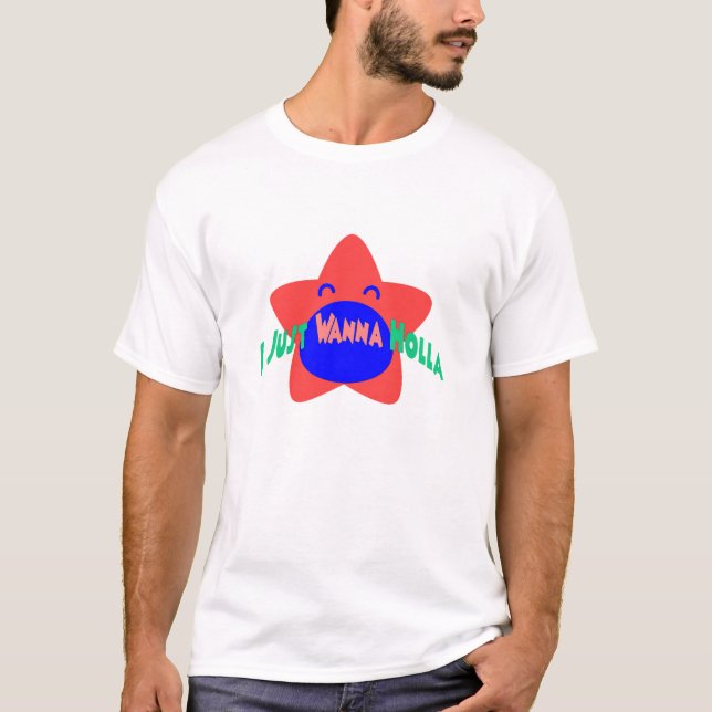Camiseta Eu Só Quero Gritar Branco  (Frente)