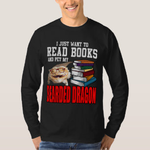 Camiseta Eu Só Quero Ler Livros E Pôr Meu Drago Com Mão
