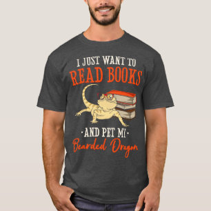 Camiseta Eu Só Quero Ler Livros E Pôr Meu Drago Com Mão