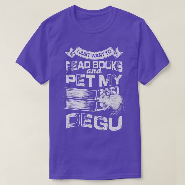 Camiseta Eu Só Quero Ler Livros E Pôr Meu Grau (Frente do Design)