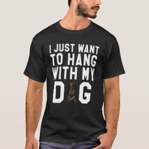 Camiseta Eu Só Quero Me Encontrar Com Meu Cachorro Manchest