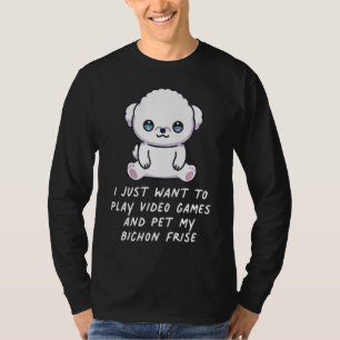 Camiseta Eu Só Quero Tocar Videos games E Colocar Meu Bicho
