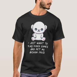 Camiseta Eu Só Quero Tocar Videos games E Colocar Meu Bicho
