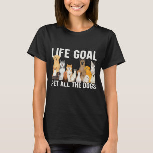 Camiseta eu só quero todos os animais de estimação de todos