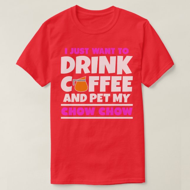 Camiseta Eu só quero tomar café e bichar minha vaca (Frente do Design)